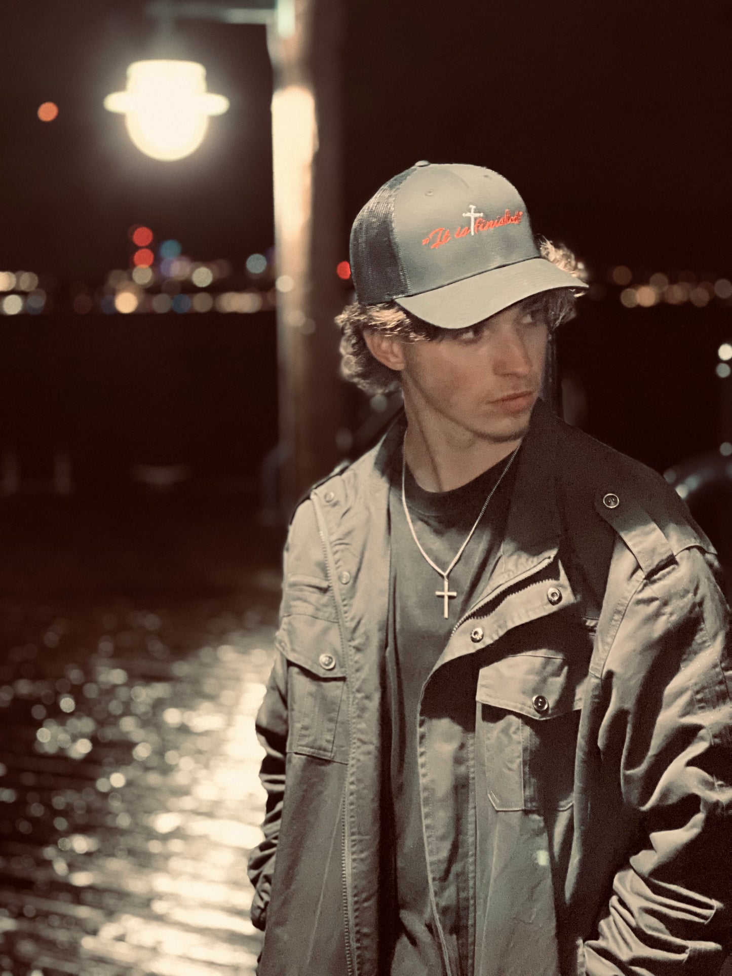 "It is finished!" Retro Trucker Cap